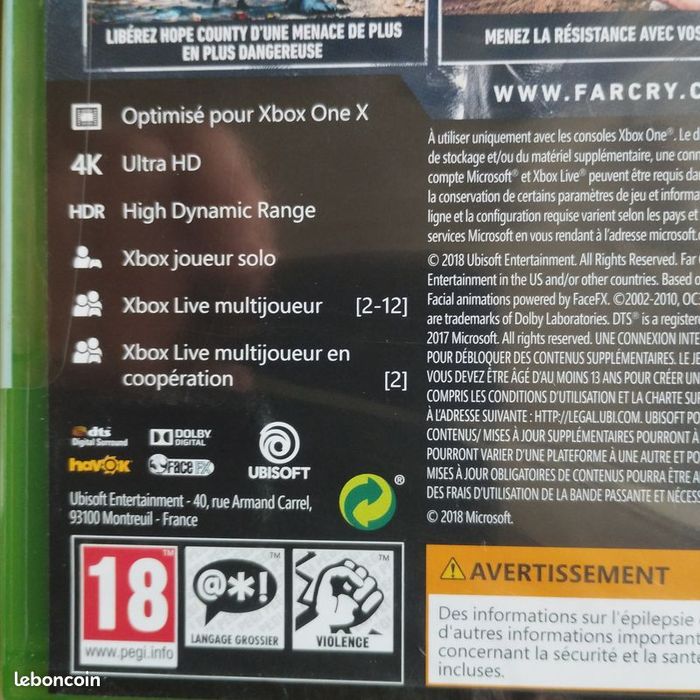 Jeu Xbox One Farcry 5 Neuf - photo numéro 4