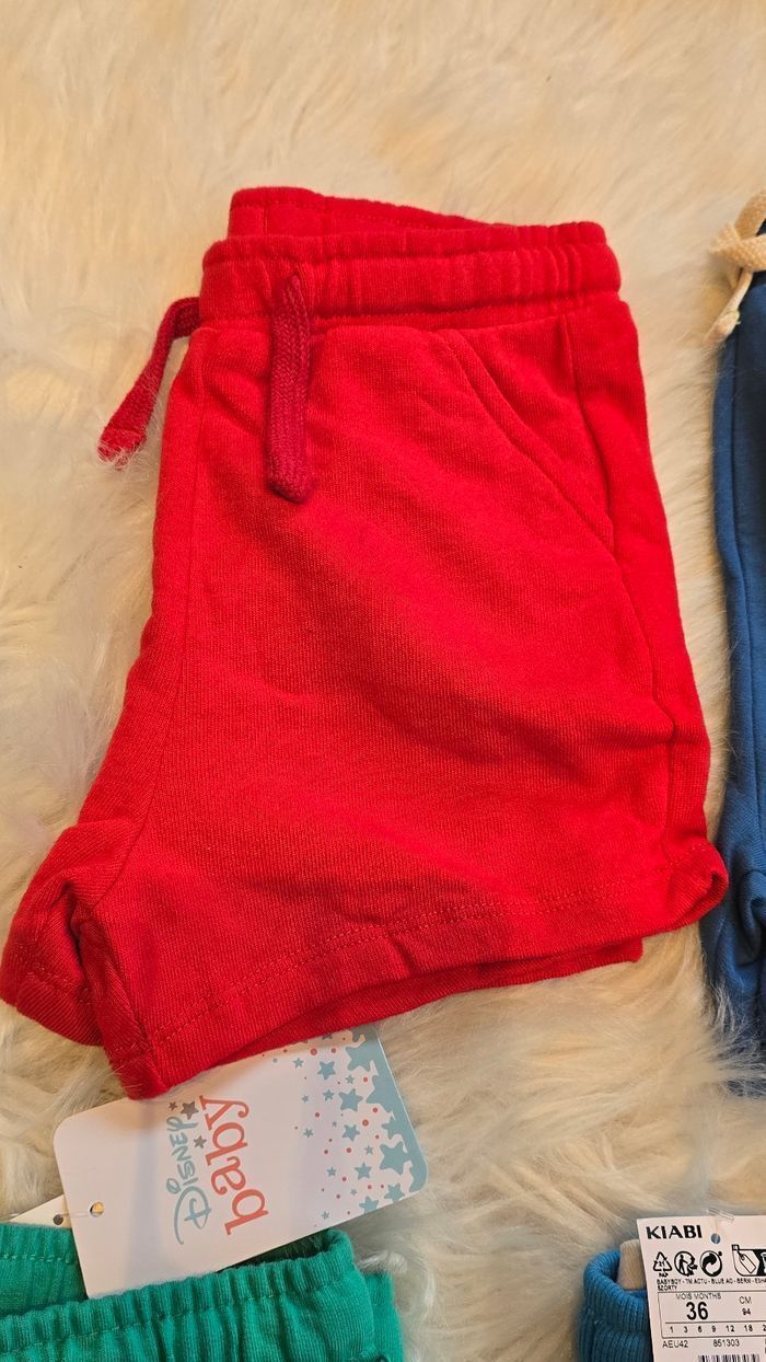 (Neufs non portés) 🥰💙lot shorts 3ans garçon 🥰💙 - photo numéro 3