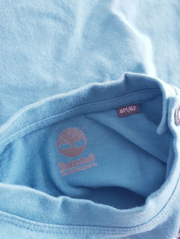 Timberland - Tee-shirt manches longues, col rond (6 mois) - photo numéro 4