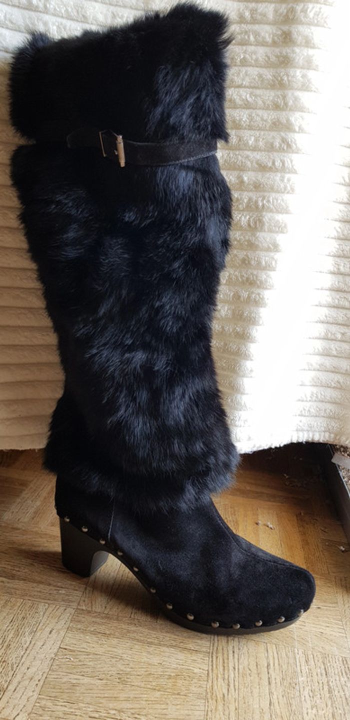 Bottes Tosca Blu fourrure noires - photo numéro 2