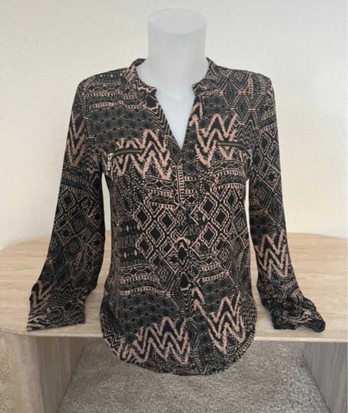 Blouse manches longues savane Mim taille 40