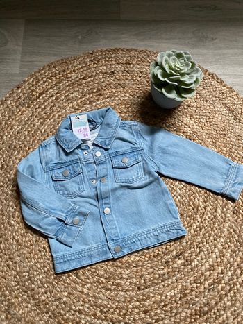 Veste en jean 12/18 mois primark