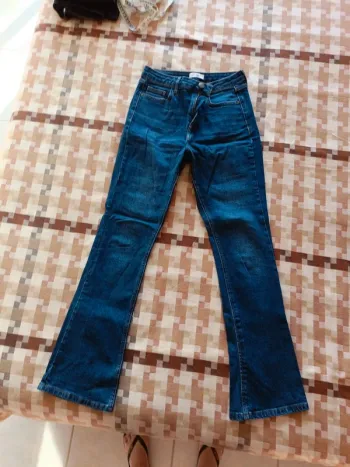 Jeans bootcut bleu marine