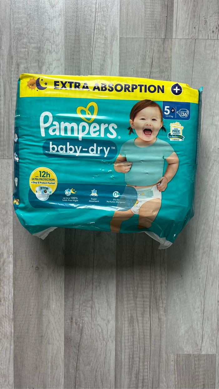 Pampers taille 5+