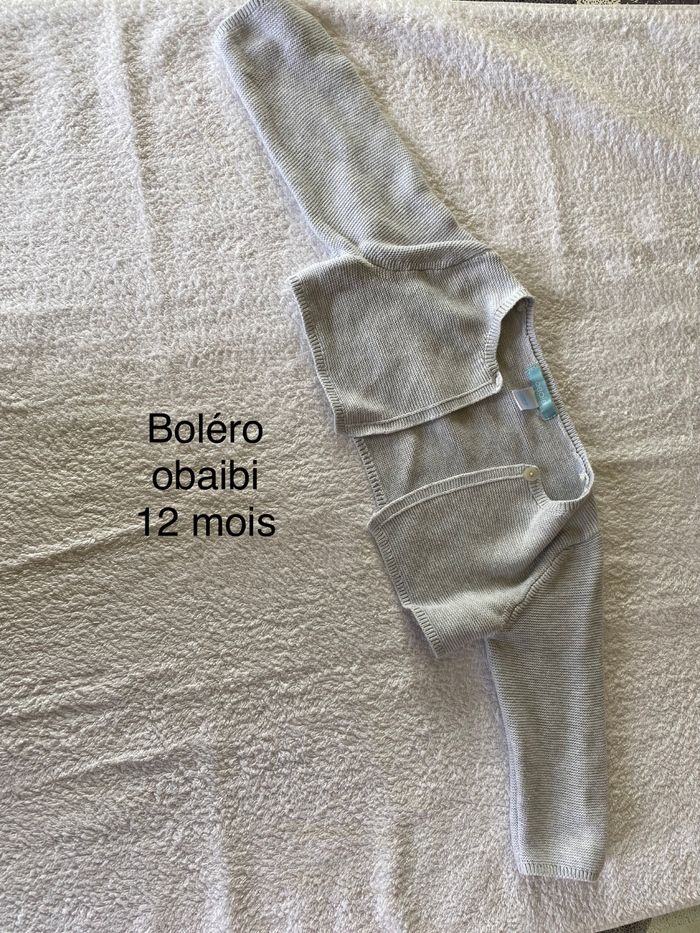 Boléro obaibi 12 mois