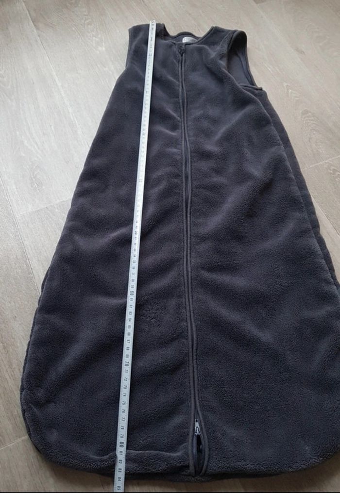 Gigoteuse polaire grise taille ajustable - photo numéro 2