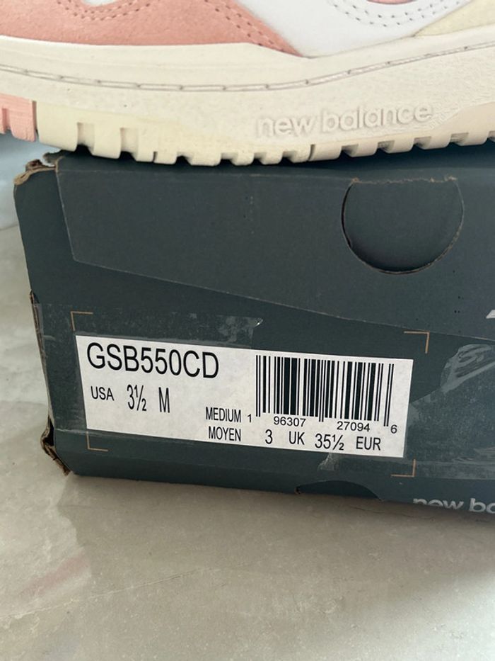 New balance 550 pink sea salt - photo numéro 9