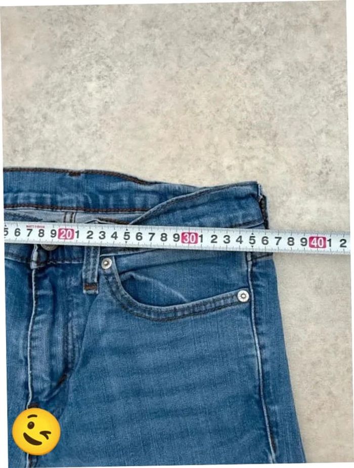 Jeans Levi's 511 W29 FR38 L32 coupe droite bleu Homme Men pan319b - photo numéro 4