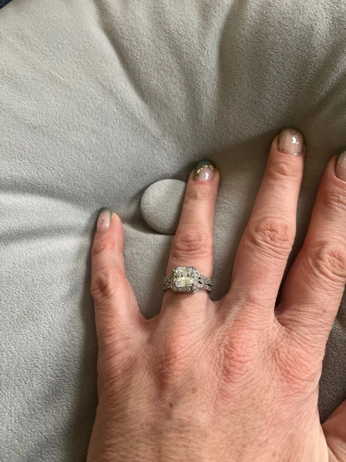 Bague strass T56