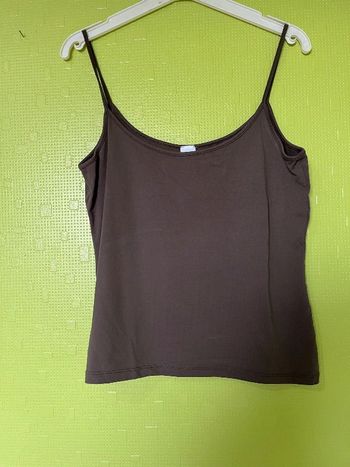 Débardeur Camaïeu marron glacé 38/40