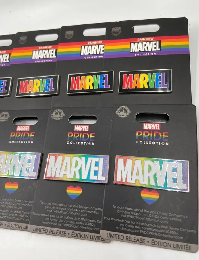Lot de 10 Pin's Marvel Fierté - Édition Limitée Disney - photo numéro 3