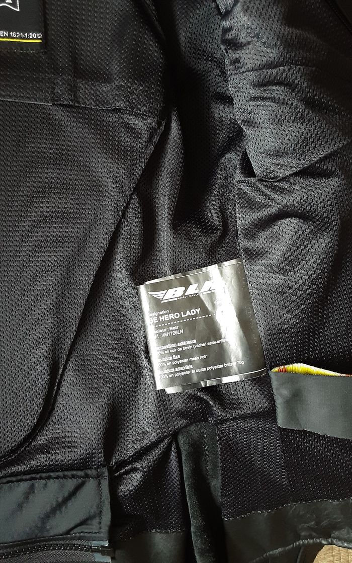 Blouson moto cuir femme T38 - photo numéro 6