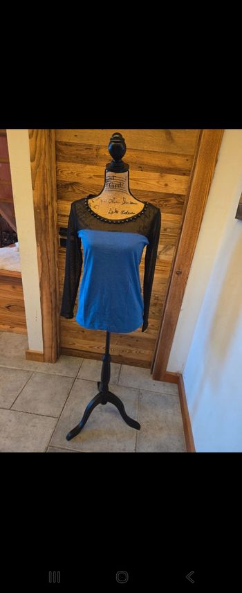 Haut manches longues transparentes Charlott'