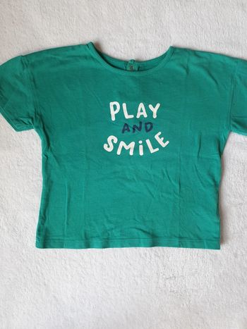 Tshirt ample play and smile
