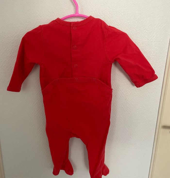 Pyjama léger 3 mois rouge - photo numéro 3