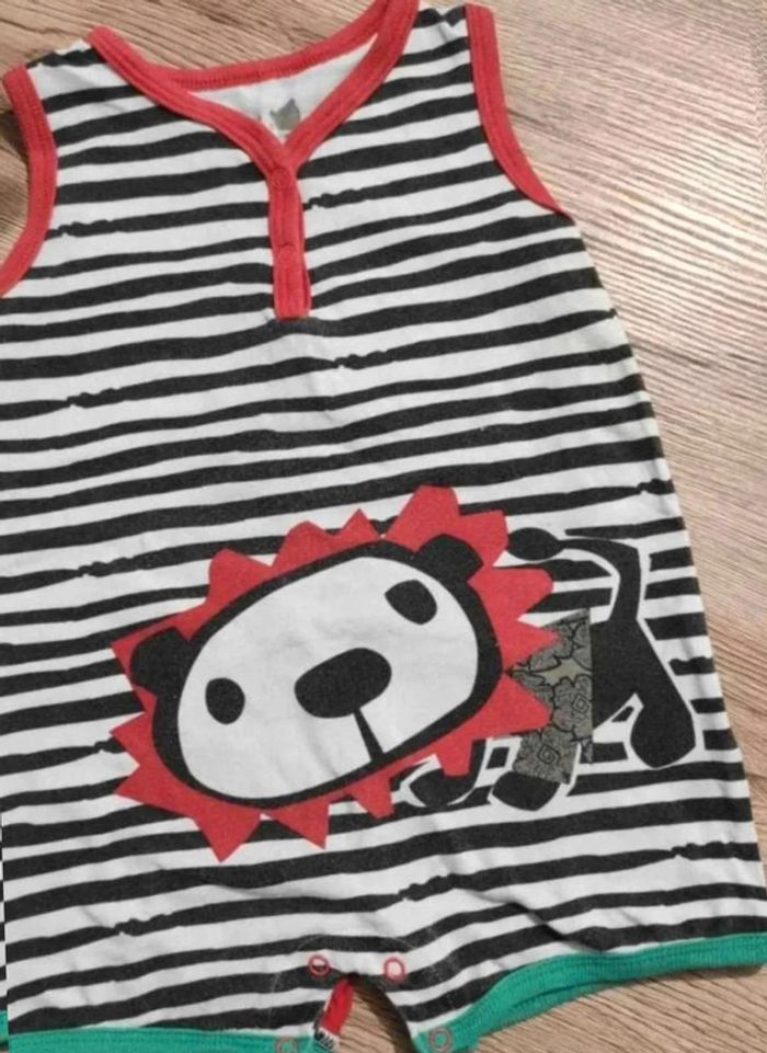 Barboteuse  12 mois  petit béguin - photo numéro 2