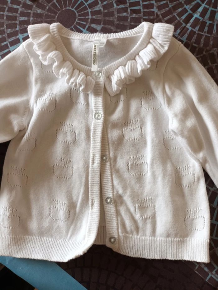 Gilet fille 12 mois orchestra - photo numéro 2