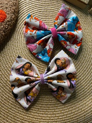 Barrette pinces à cheveux noeud disney princesse