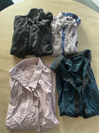 Lot chemises homme manches longues
