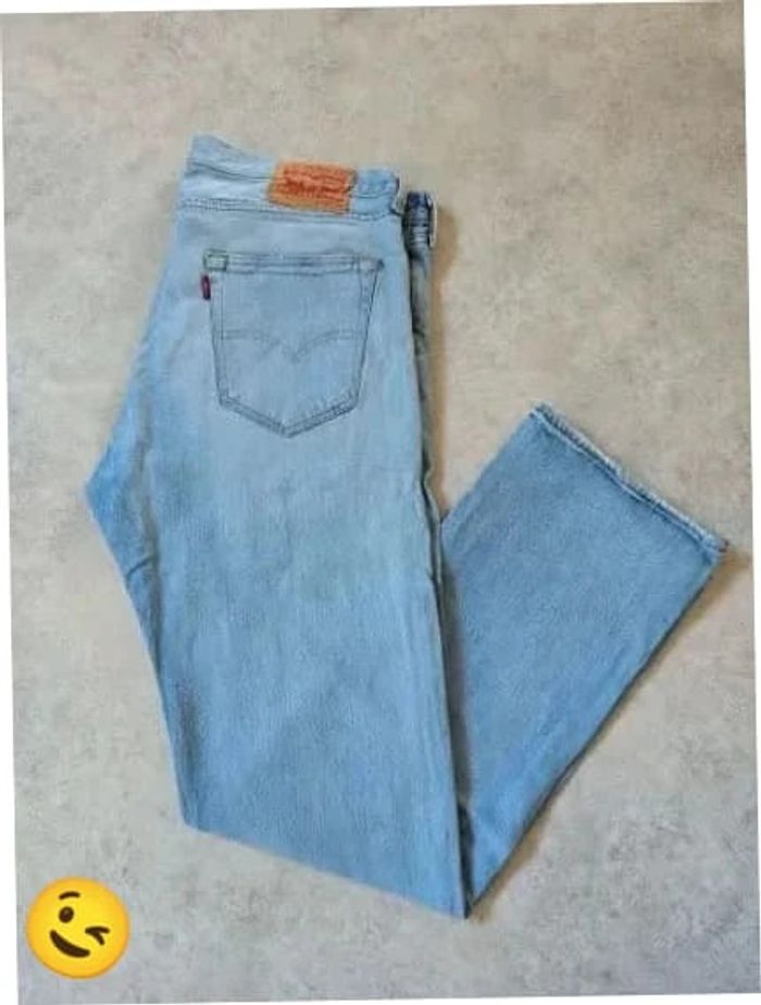 Jeans Levi's 501 W36 FR46 L32 coupe droite bleu Homme Men pan415b