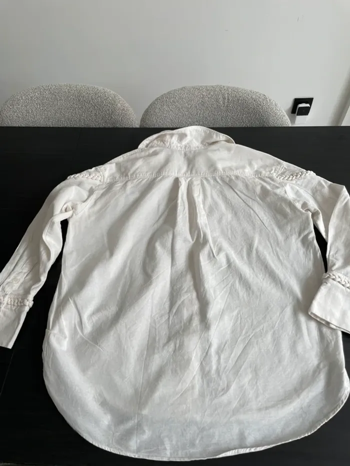 Chemise oversize en coton/lin - photo numéro 5