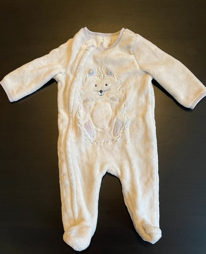 Pyjama Sergent Major blanc 6 mois