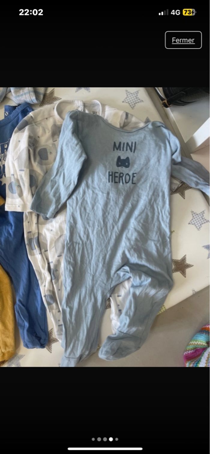Lots grenouillère 6/9 mois zara kiabi ect - photo numéro 3