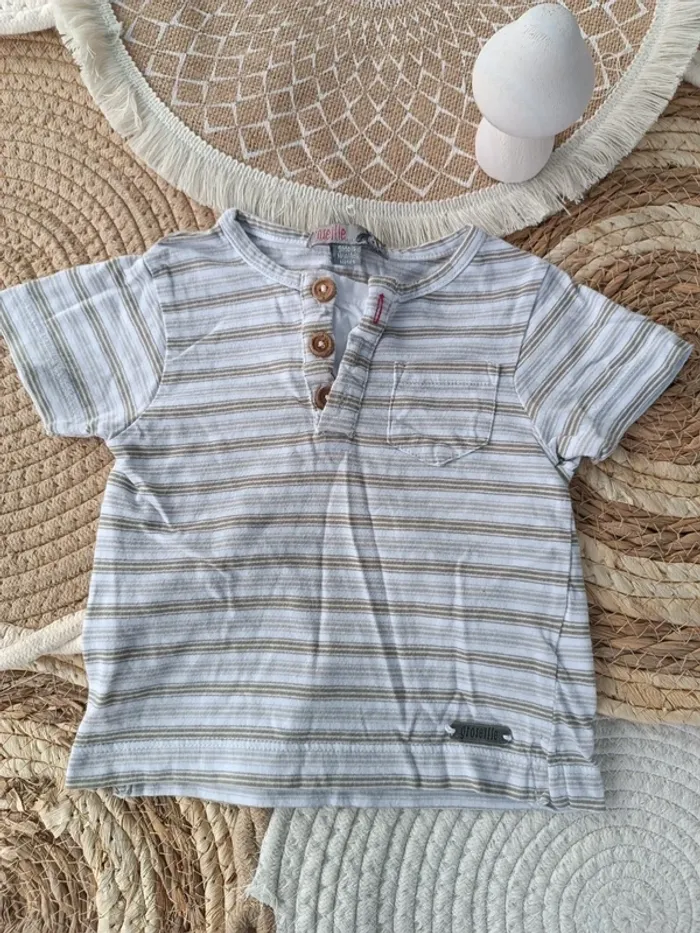 Tee shirt rayé bébé garçon taille 9 mois