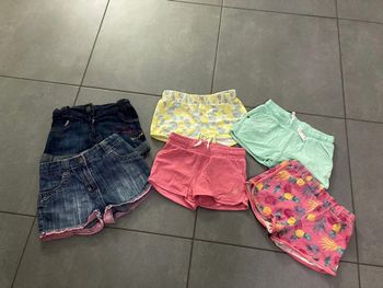 Lot ensemble short vêtement enfant fille taille 6 ans