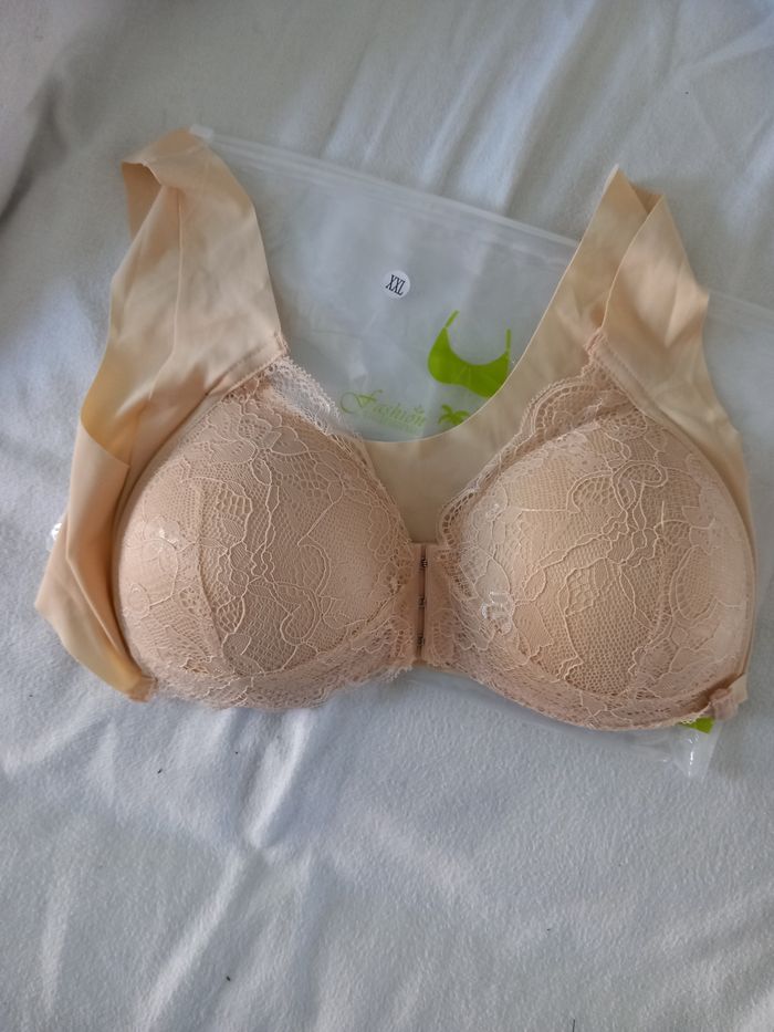 Soutien-Gorge neuf XXL beige - photo numéro 3