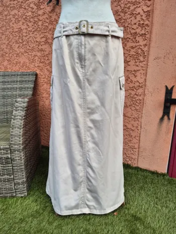 Jupe cargo longue pour femme T. 40