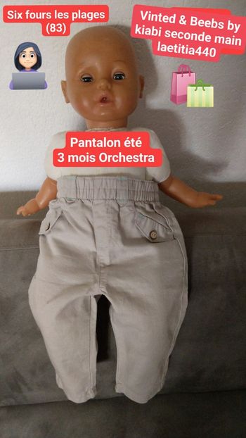 Pantalon été 3 mois garçon