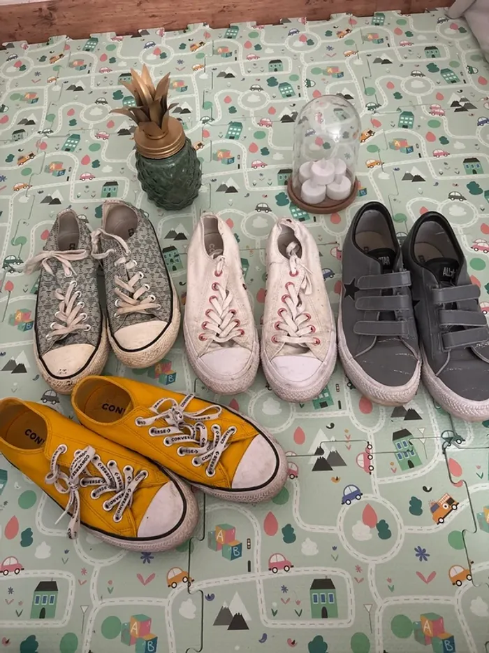 Lot converse taille 39