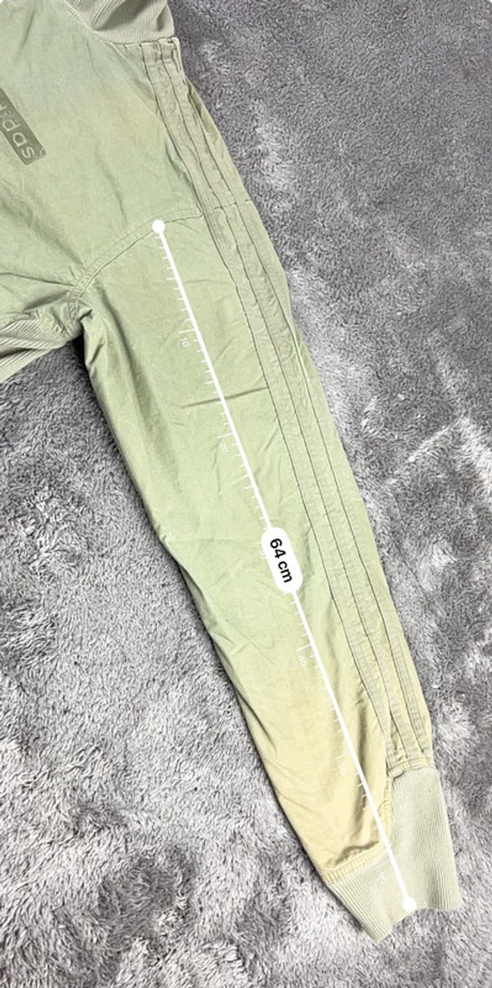 Veste type Harrington vert kaki Adidas Taille M - photo numéro 5