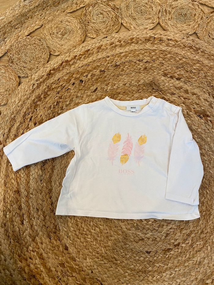 T-shirt manches longue Hugo boss