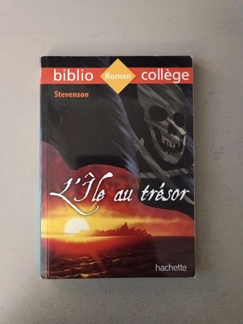 L'île au trésor de Stevenson Biblio Roman Collège