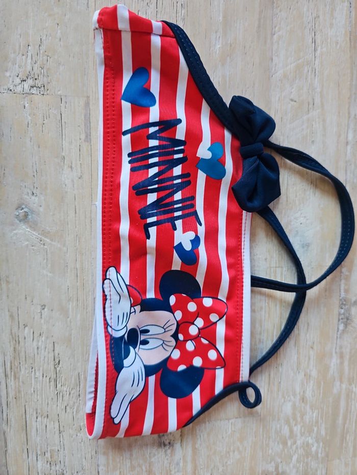 Maillot de bain/ bikini fille minnie taille 4ans - photo numéro 2
