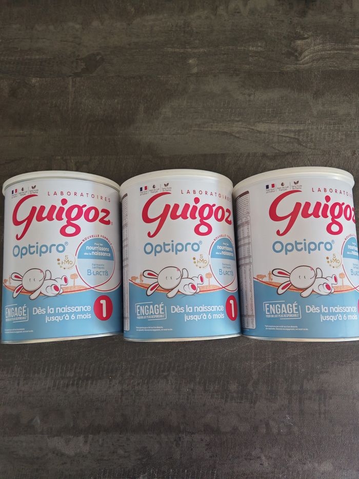 Lot lait guigoz optipro 1