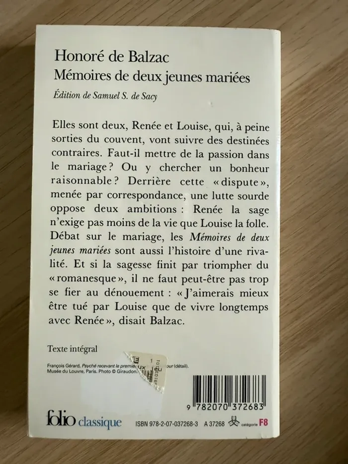 Balzac mémoires de deux jeunes mariées - photo numéro 2