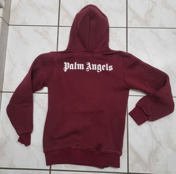 sweat à capuche garçon bordeaux taille 12 ans - photo numéro 3