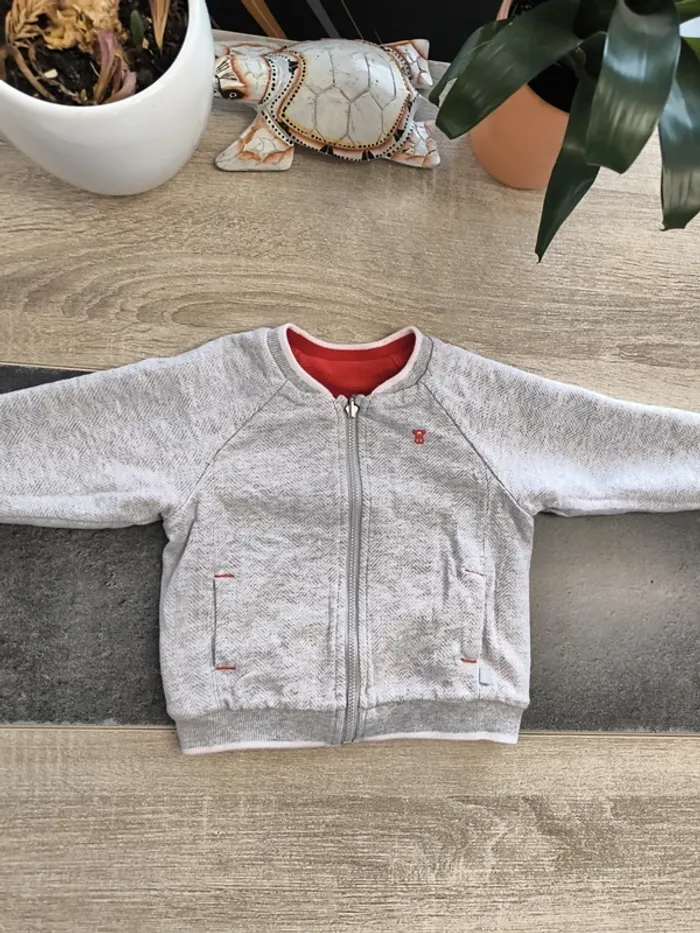 Gilet zippé réversible garçon 18 mois obaibi Koala 🐨 - photo numéro 12