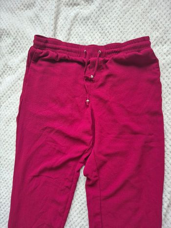 Pantalon fluide bordeaux