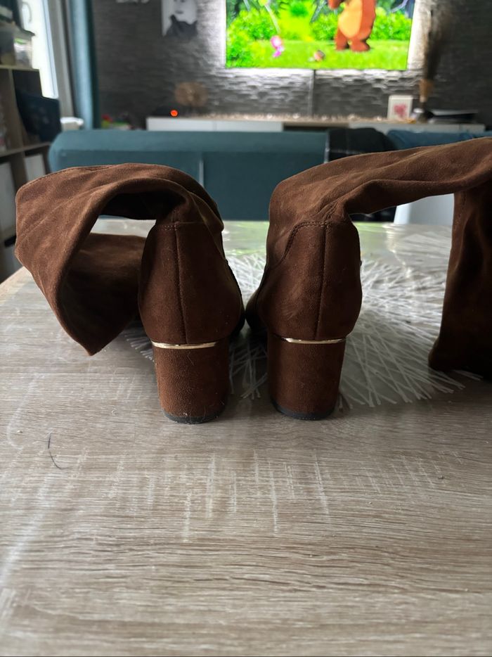 Bottes My Botega en daim marron – 37 – 10€ - photo numéro 3