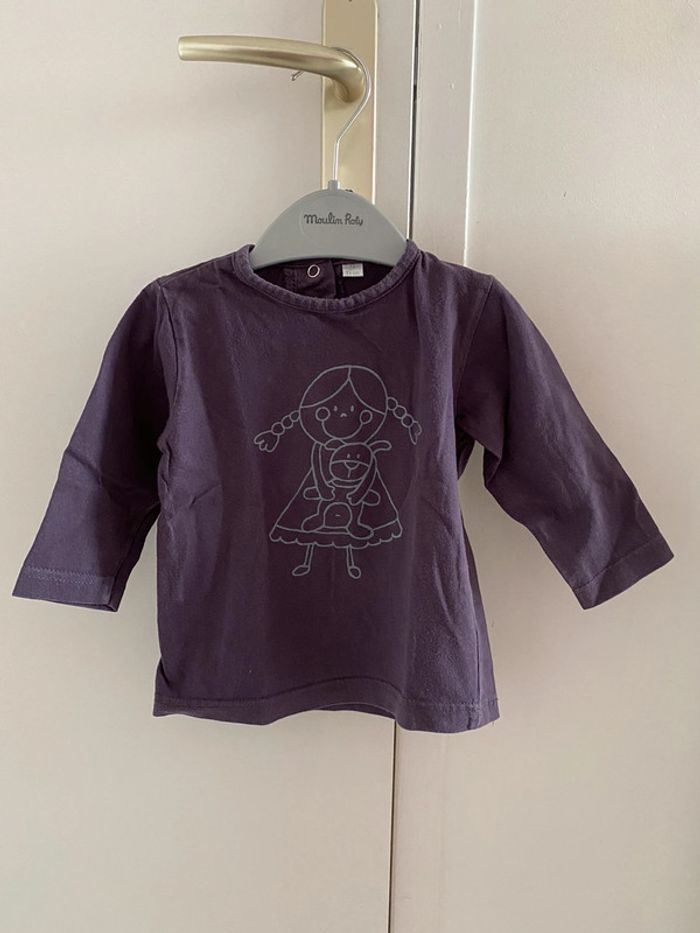 T shirt fille 12 mois