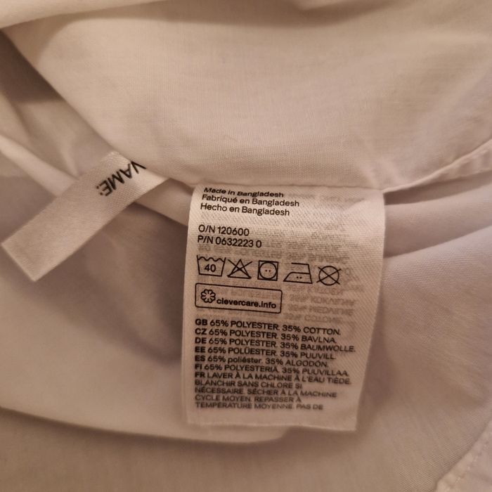 Chemise Blanche H&M, Taille 2/3 ans, Excellent état - photo numéro 4