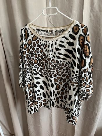 Blouse en lin taille unique