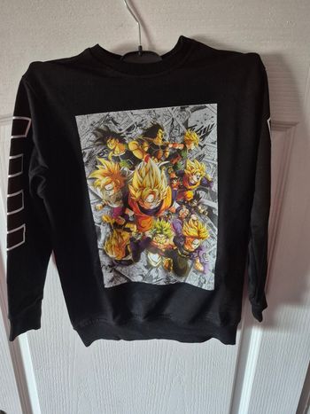 Joli sweat dragon ball taille 12 ans plus 10 ans