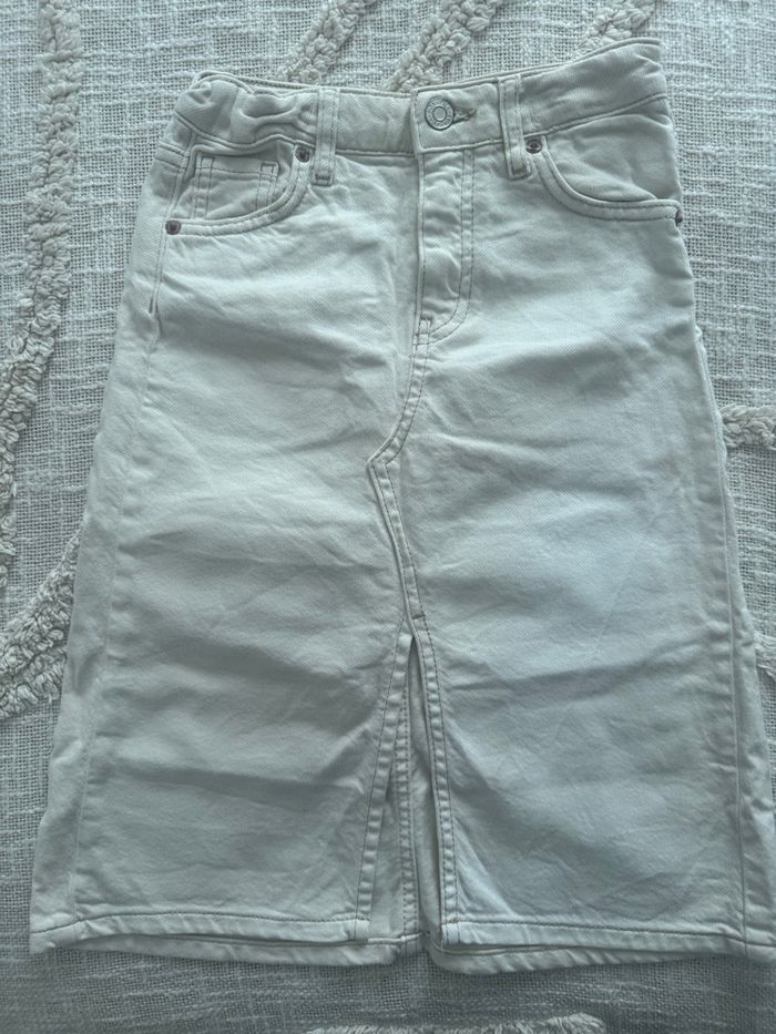 Jupe en jean Zara beige 6 ans