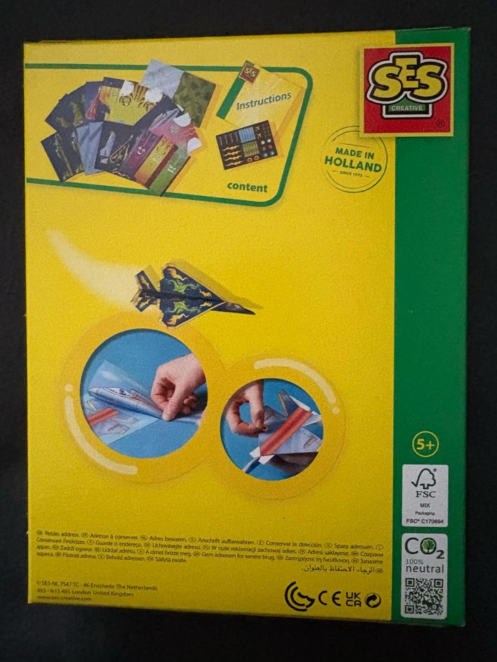 SES Creative - 00852  - Set d'Avions à Plier - photo numéro 3