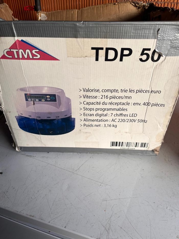 Trieuse Compteuse de Monnaie CTMS TDP50, Bon état - photo numéro 10